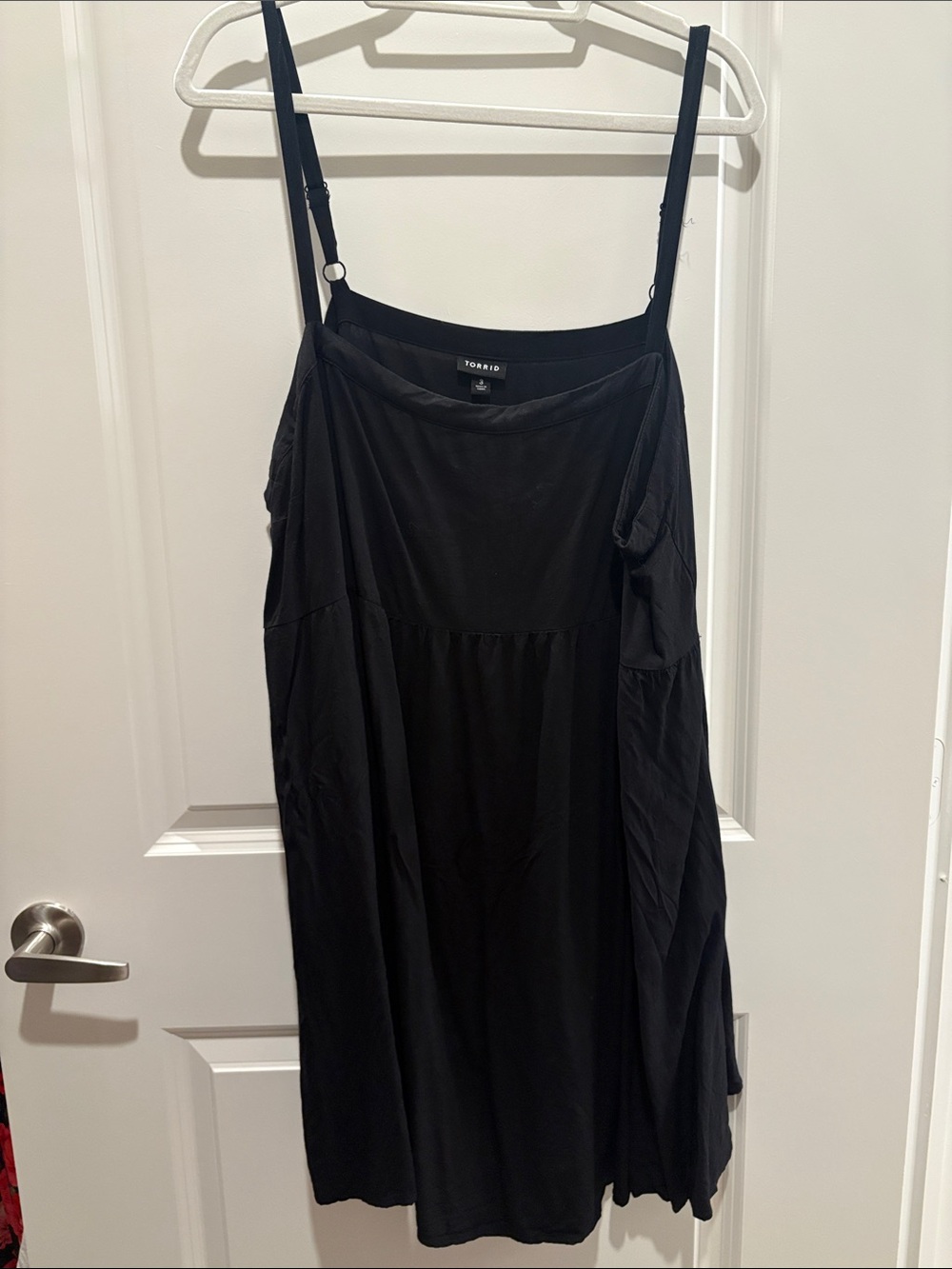 Torrid Black Spaghetti Strap Mini Dress